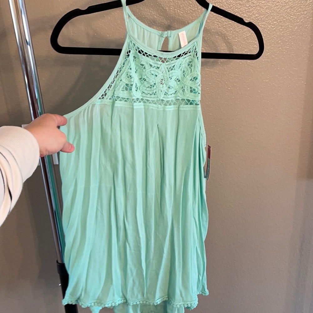 Xhilaration teal tank top—Brand New!
